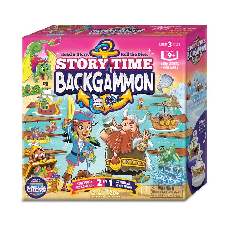 Story Time Backgammon - Board Game - Backgammon Set for wholesale by Story Time Learning