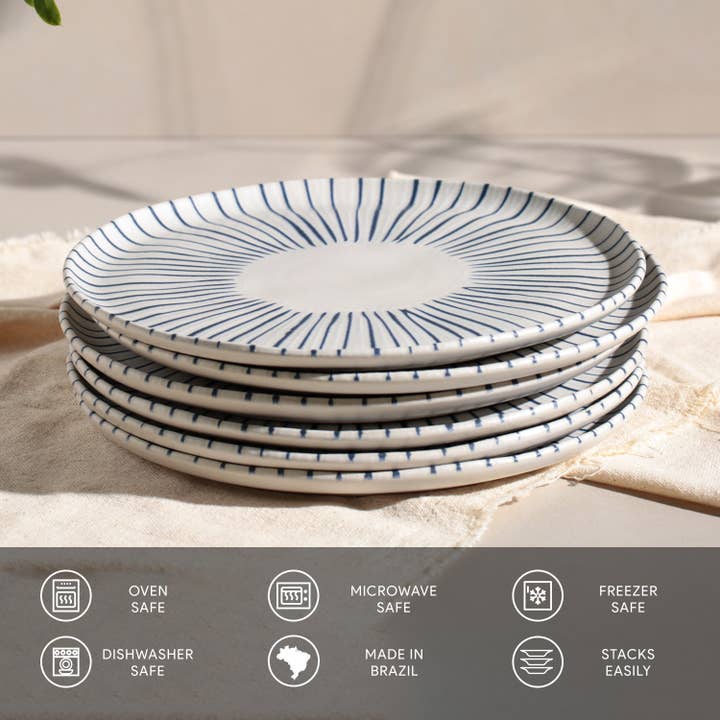 Porto Brasil - Wholesale Dinner Plate - Bio Stoneware Elemento Dinner Plate, 10.8"