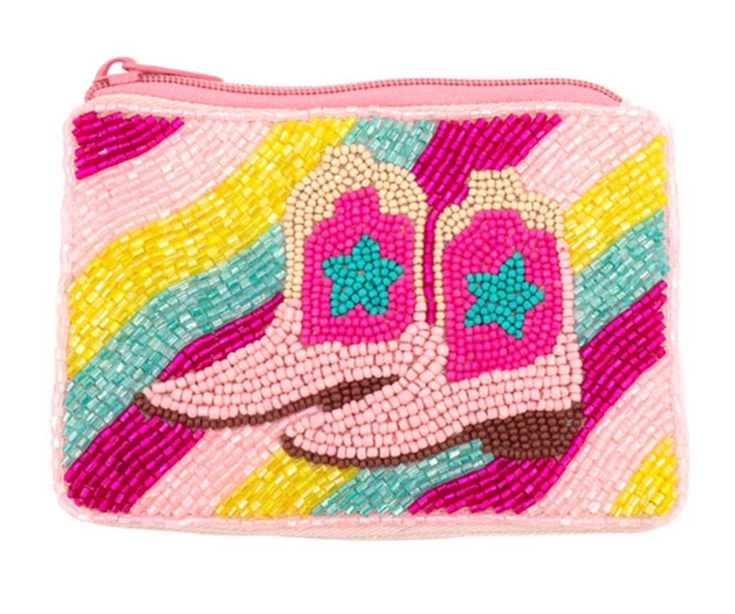 Boho Ranch Shop - Vente Porte-monnaie – femme - Pochette à monnaie Western Beaded12
