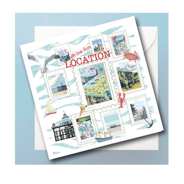 Betty Boyns Designs - Vente Carte de vœux classique - PERSONNALISER AVEC LE CHOIX DE L'EMPLACEMENT53