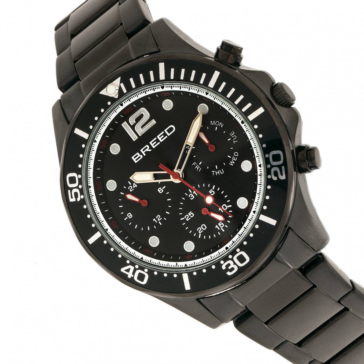 Breed - Vente Montre – homme - Montre-bracelet Breed Pegasus avec jour et date8