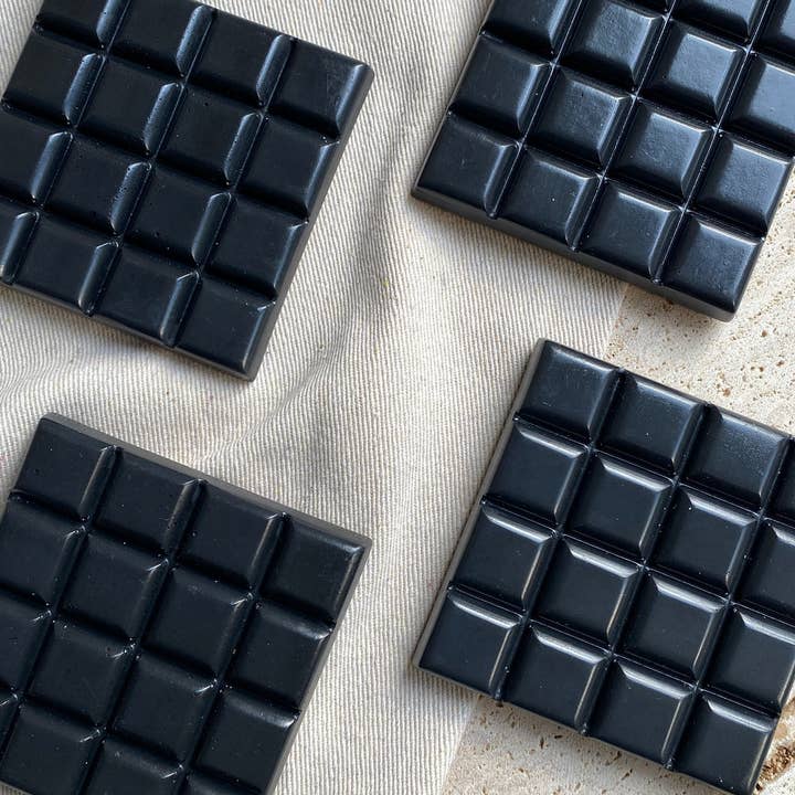 Atelier La Rouleuse - Wholesale Decorative Plate/Dish/Bowl - THEOBROMA - set of 4 concrete coasters2