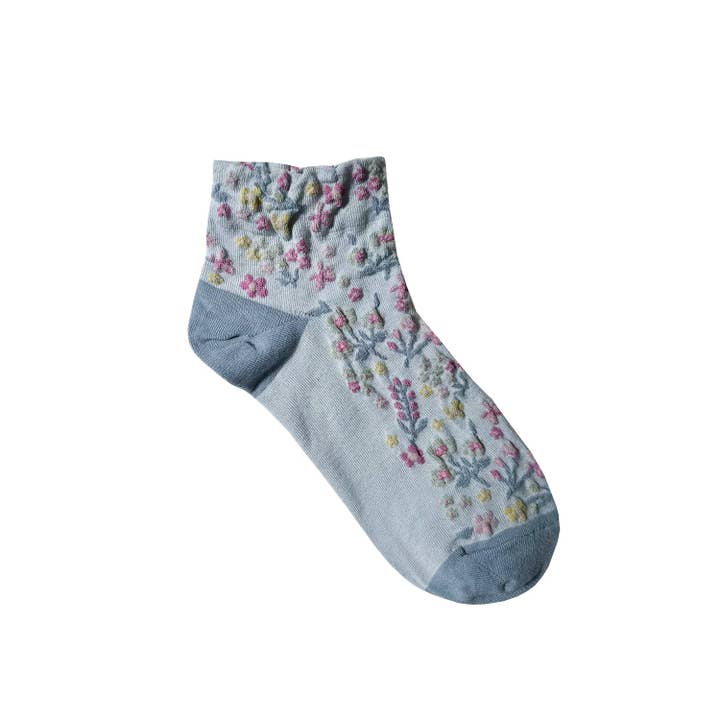 7DAYSSOCKS - Vendita all'ingrosso Calzini - Donna - Calzini da donna alla caviglia con fiori Garden Harga10