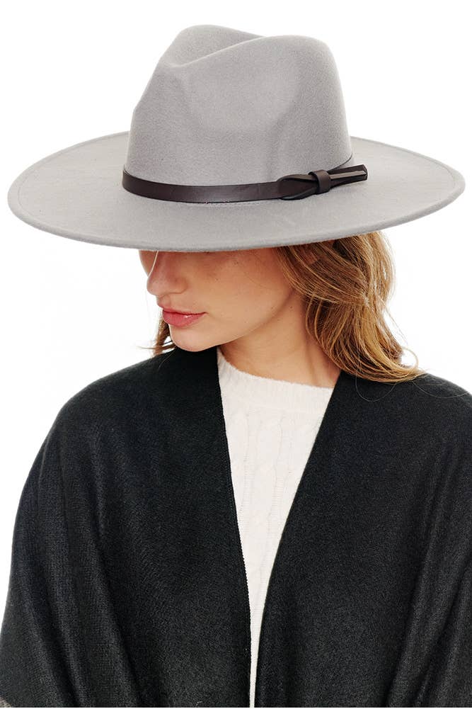 Hana - Wholesale Fedora - Women's - Felt Wide Brim Fedora Hat1