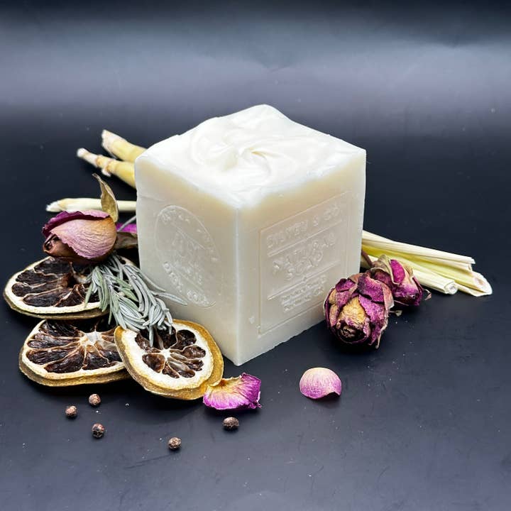 11oz. A COMPLICATED ROSE Solid Utility Dish Soap: Zero Waste for wholesale by Bilyeu & Co.