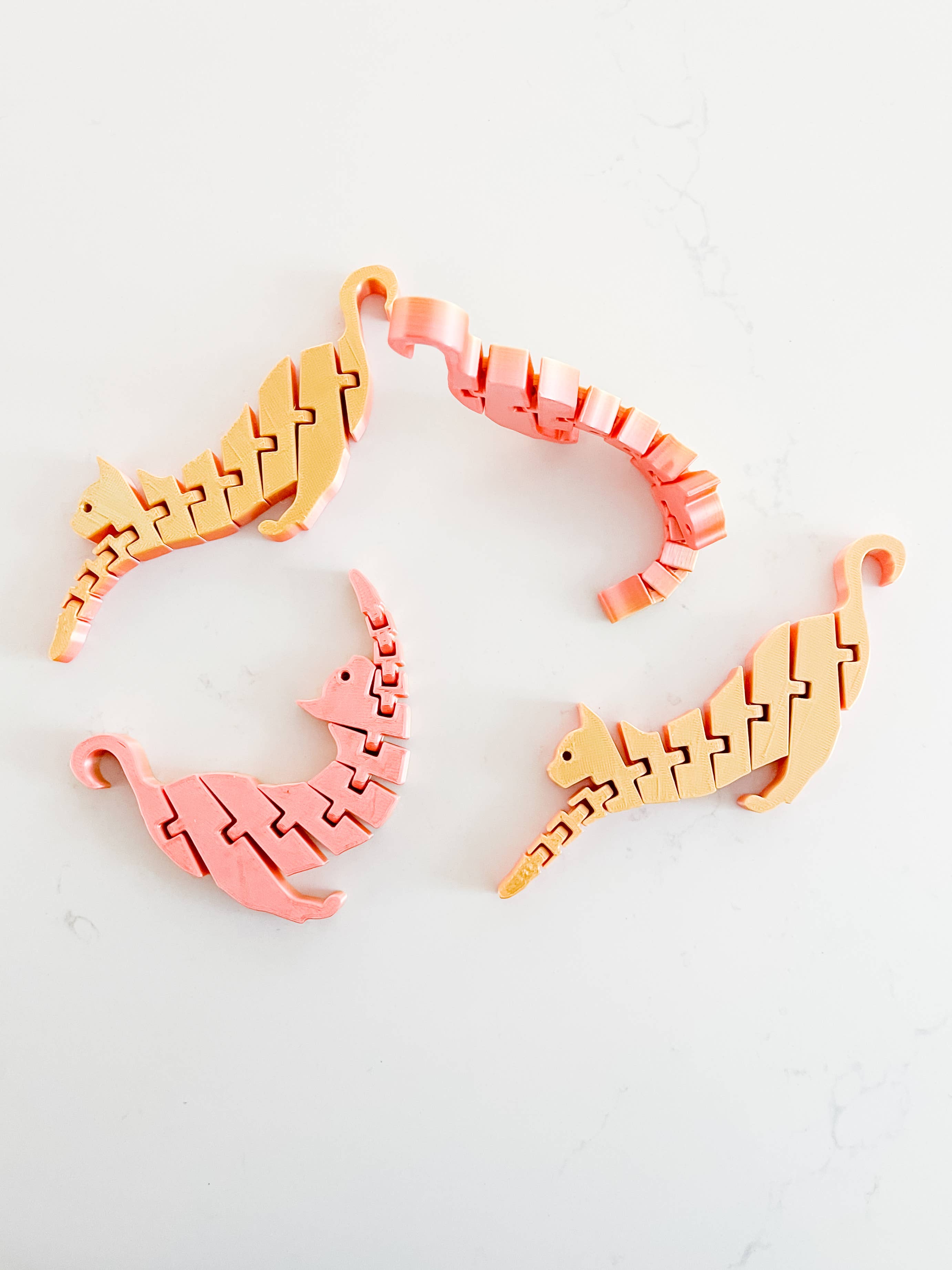 Lauren Ann Boutique & Designs - Vente Fidget/jouet anti-stress – enfant - Cat Fidget, animal de poche, jouet sensoriel pour l'autisme, Fidget - PERSONNALISÉ2