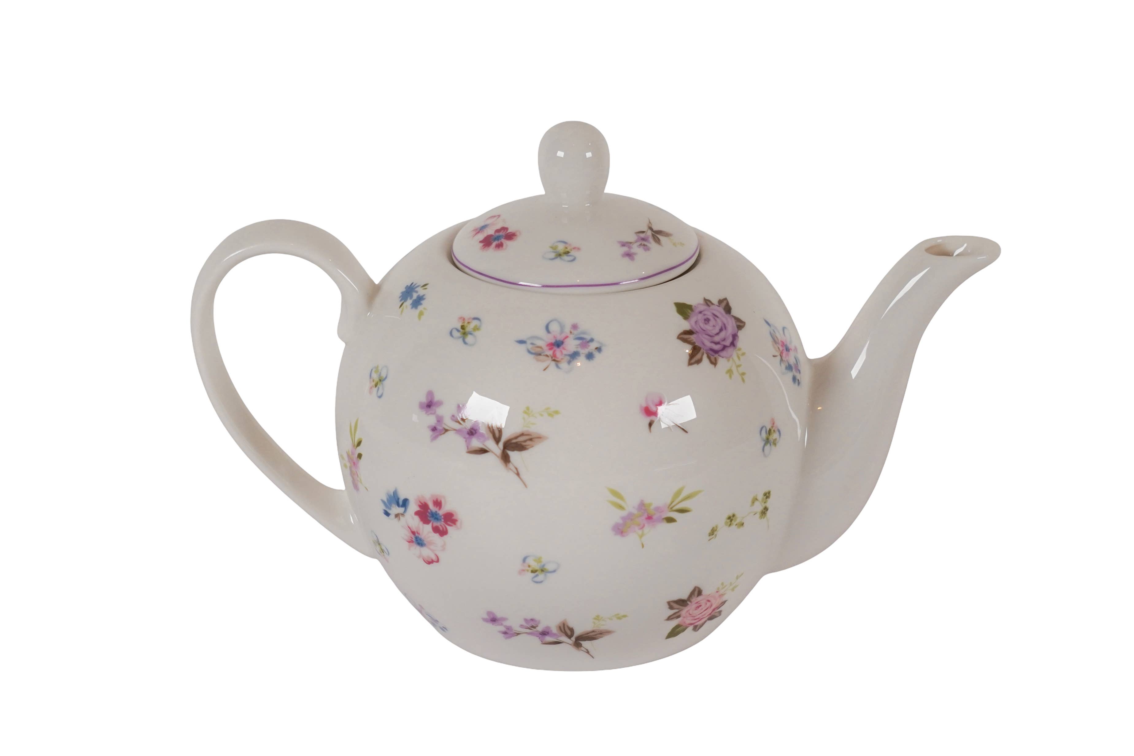 Isabelle Rose – wholesale Tea pot – Porcelain tea pot Flora 1 L Isabelle Rose2