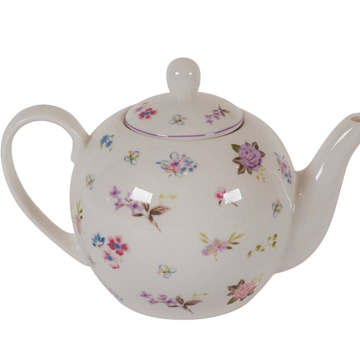 Isabelle Rose - Wholesale Tea pot - Porcelain tea pot Flora 1 L Isabelle Rose2