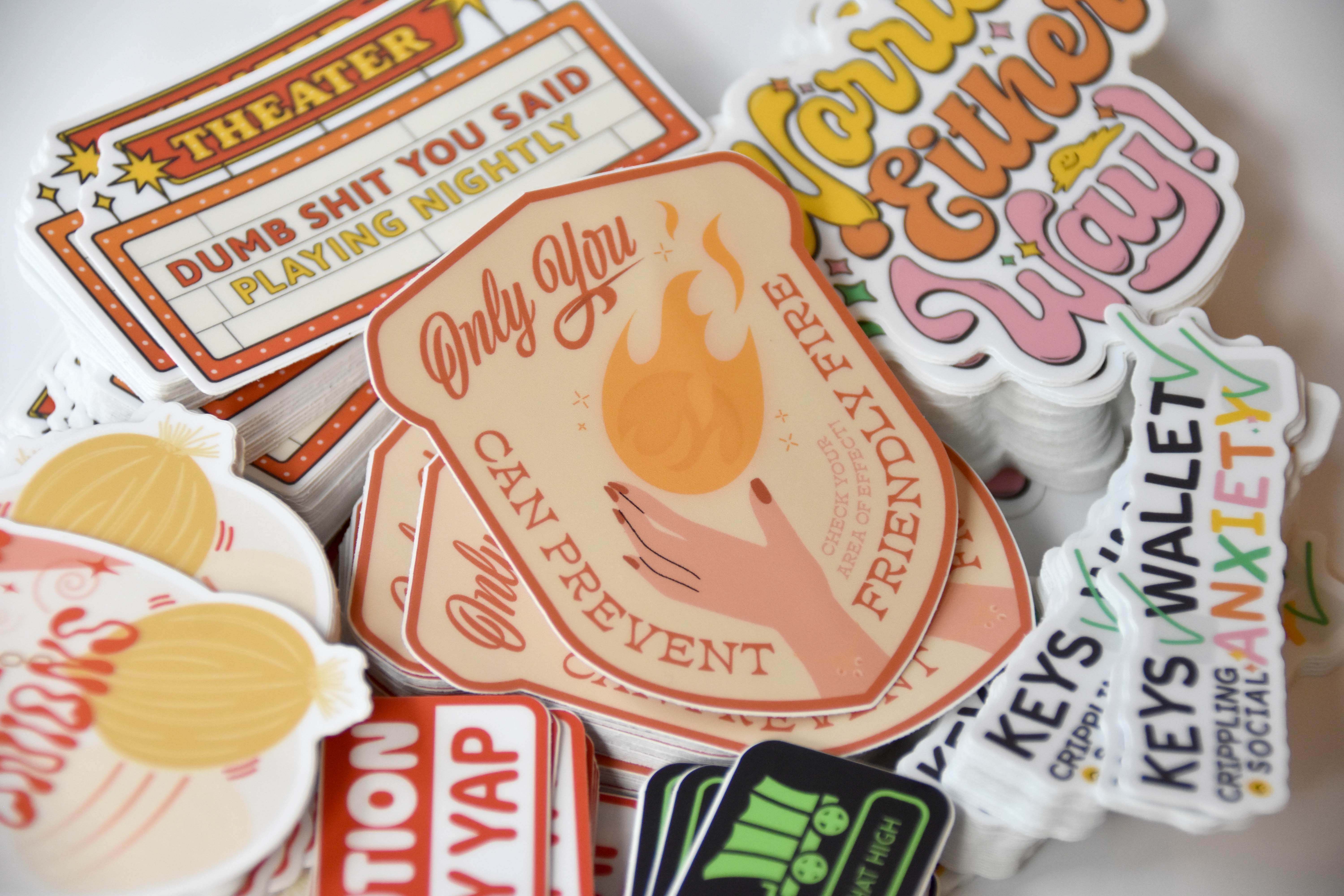 The Franki Hanke - Wholesale Sticker - Fireball Wizard Sticker5