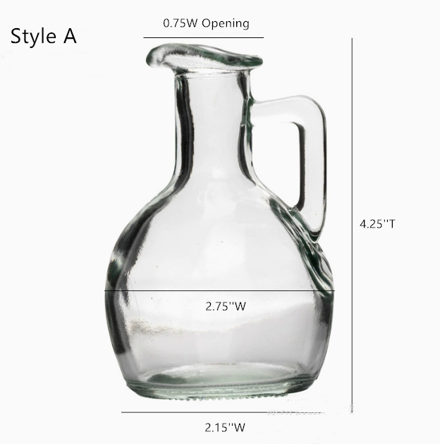 Sweet Home Deco - Wholesale Vase - Glass Bud Vase with Handle,  Mini Glass Flower Pot, Clear0