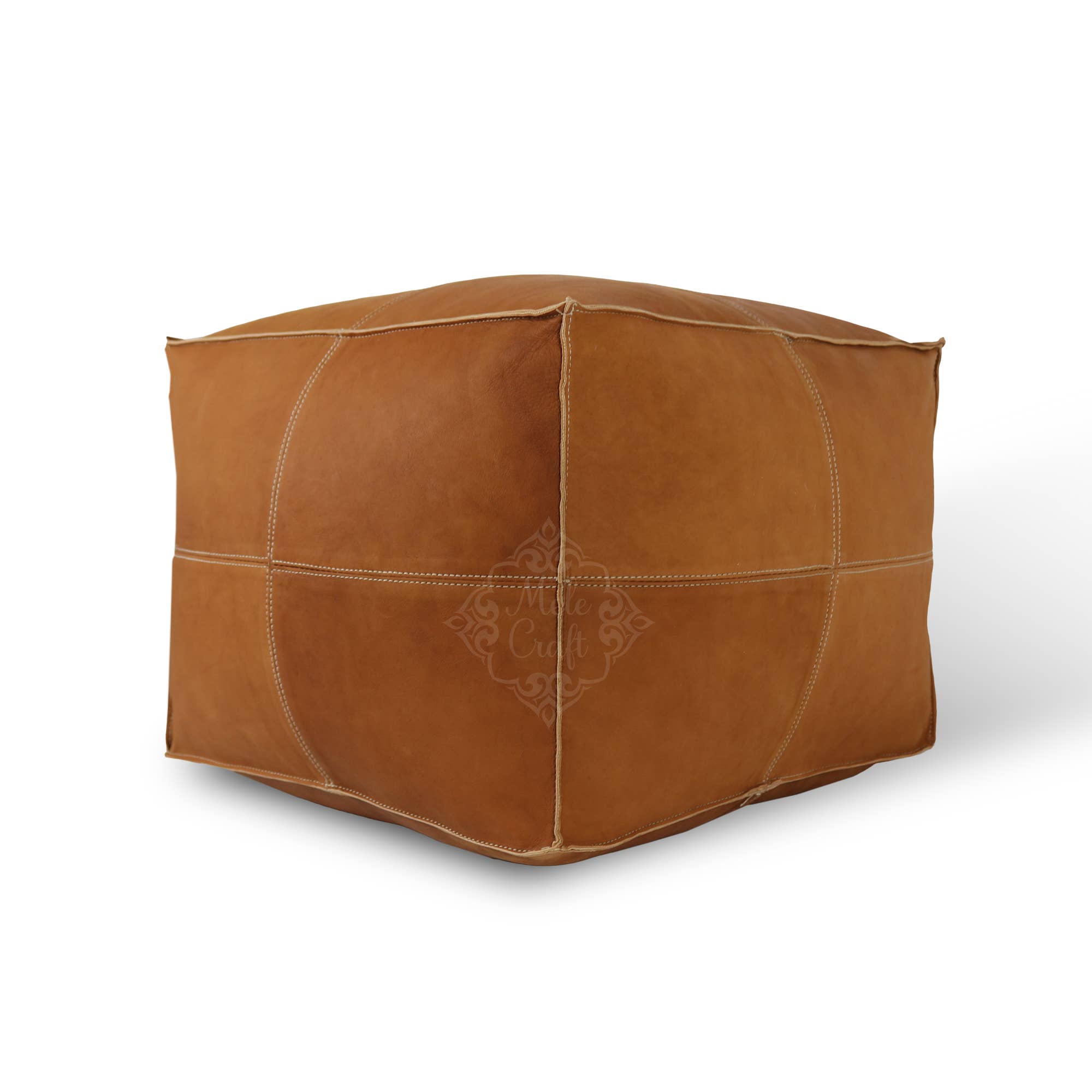 Melecraft - Wholesale Pouf - Leather pouf ottoman, Seat cushion, Floor cushion, footstool