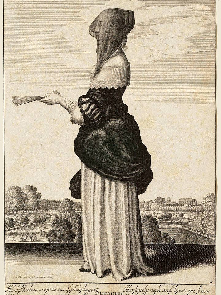 Verão de As Quatro Estações por Wenceslaus Hollar, 1644 por atacado de Flashback Shop