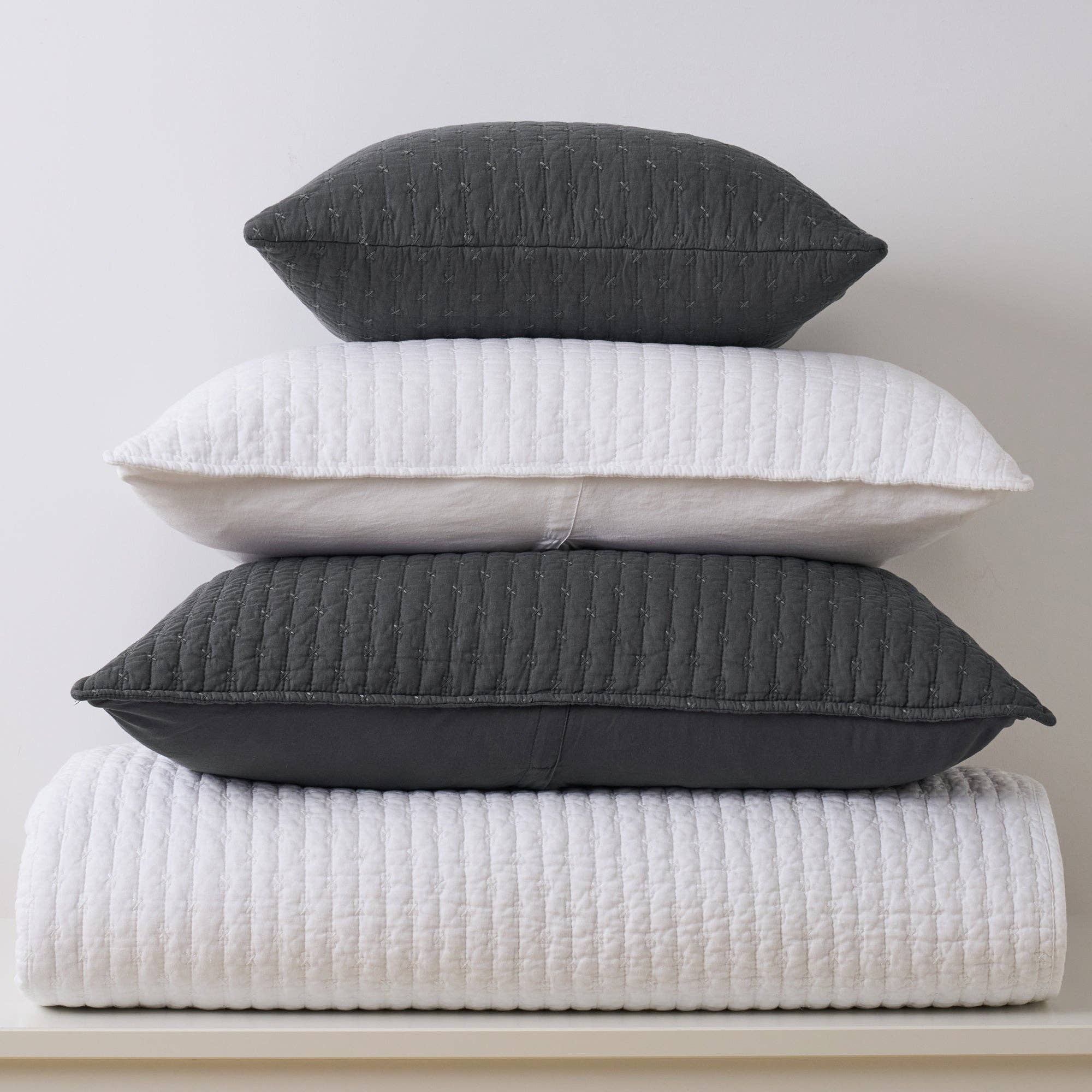 Levtex Home - Vente Parure de lit - Ensemble de couette en point de croix8