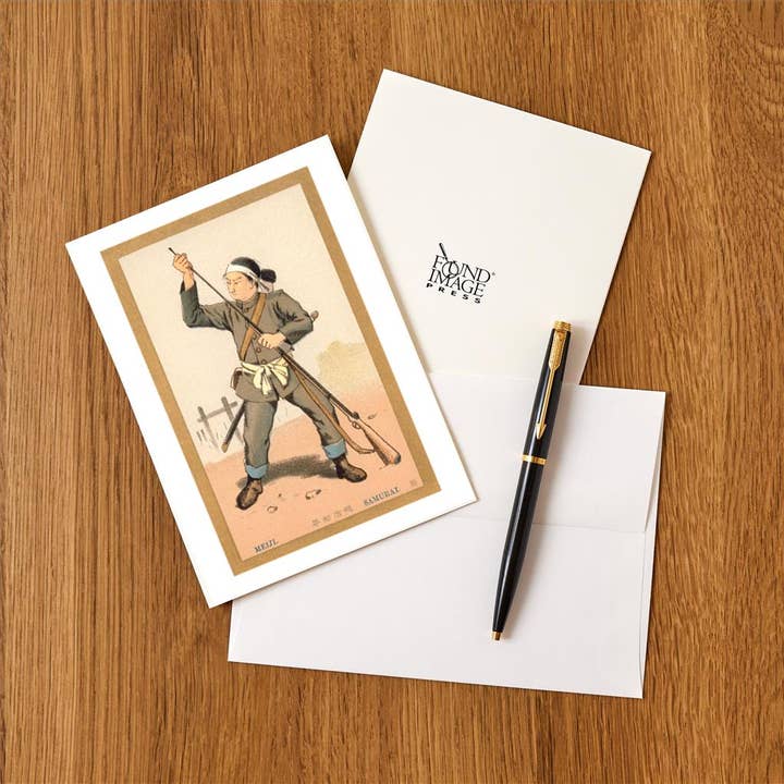 Found Image Press - Wholesale Stationery/Notecard Set - Greeting Card JN-260 Meiji Samurai1