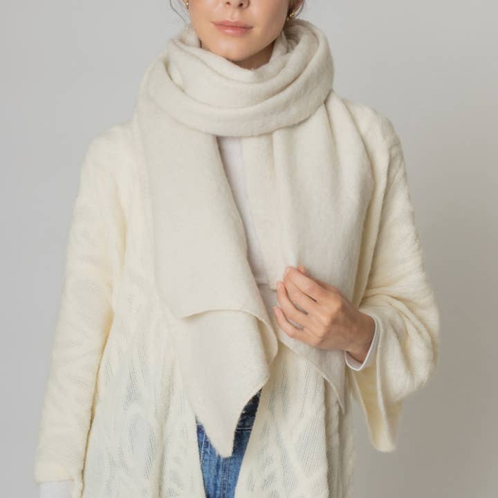 Fashion City - Wholesale Scarf - Women's - Women's Cozy Light Weight Solid Wrap Scarf7