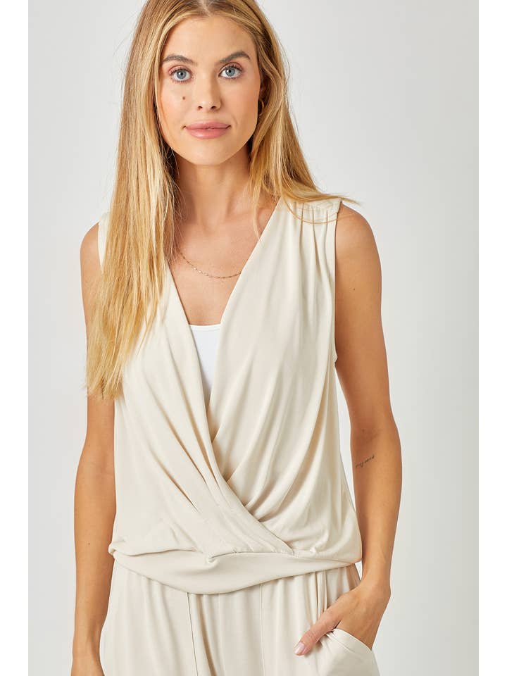 Mystree - Wholesale Blouse - Women's - 60608 Modal Plunging Neck Top27