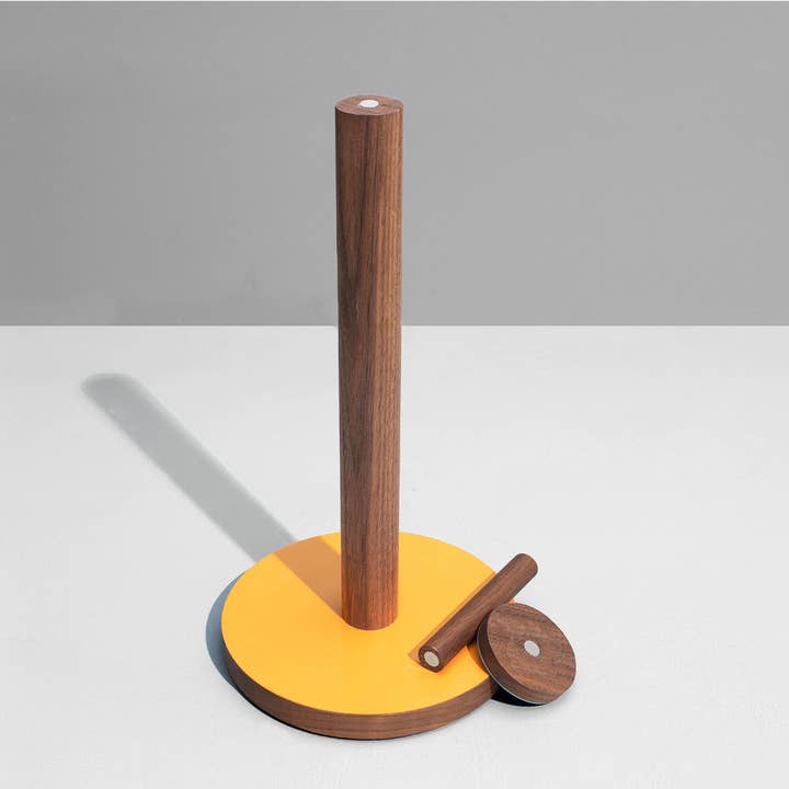 ilan - Wholesale Kitchen Storage/Organizer - 01-the paper towel keeper - walnut/orange9