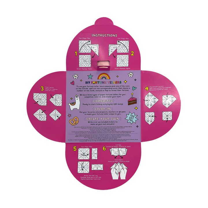 OOLY - Wholesale DIY Craft Kit - Kids - D.I.Y. Fortune Tellers Activity Kit - Set of 24 Designs