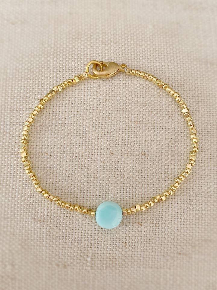 Pulseira Blue Dot por atacado de Summer Love Designs