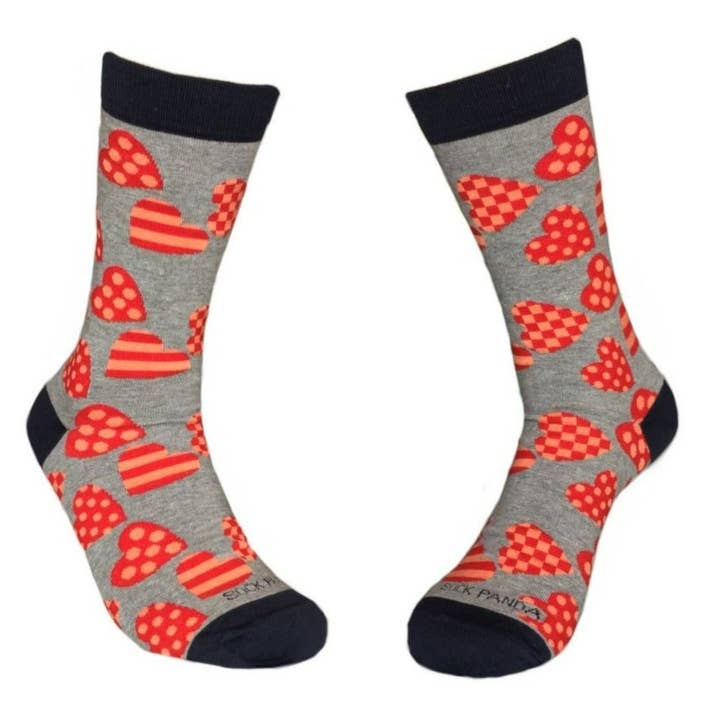 Heart Pattern Sock (Love) for wholesale by Sock Panda