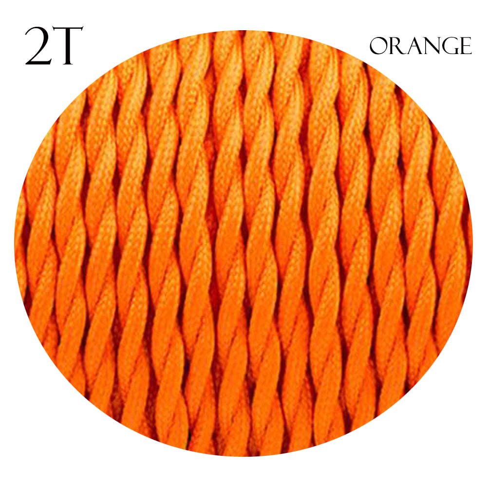 Ledsone - Wholesale Craft Supplies - 2 Core Braided Fabric Twisted and Round Cable Lighting Flex27