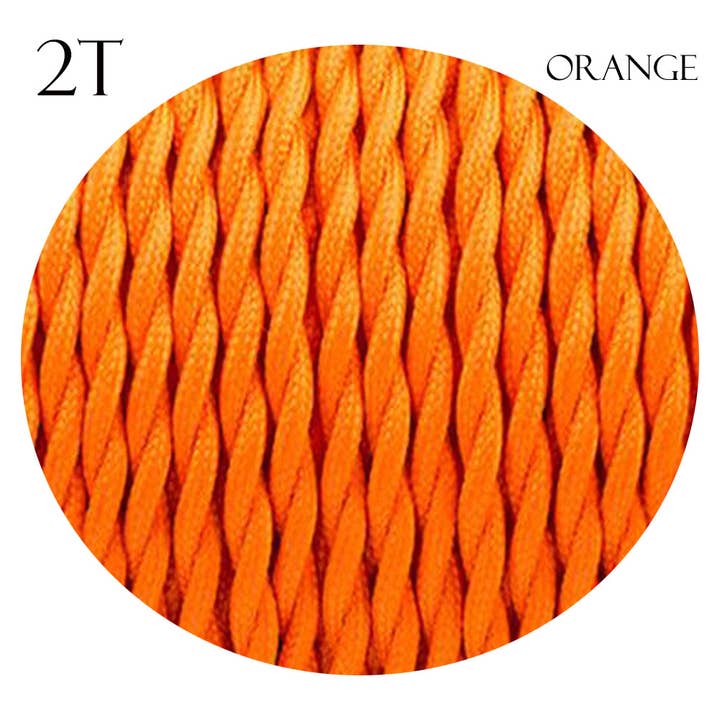 Ledsone - Wholesale Craft Supplies - 2 Core Braided Fabric Twisted and Round Cable Lighting Flex27