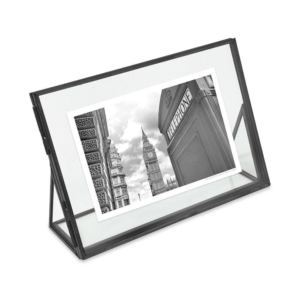 Isaac Jacobs International – Moldura por atacado – Porta-retrato metálico Isaac Jacobs com fecho tipo relicário e base4