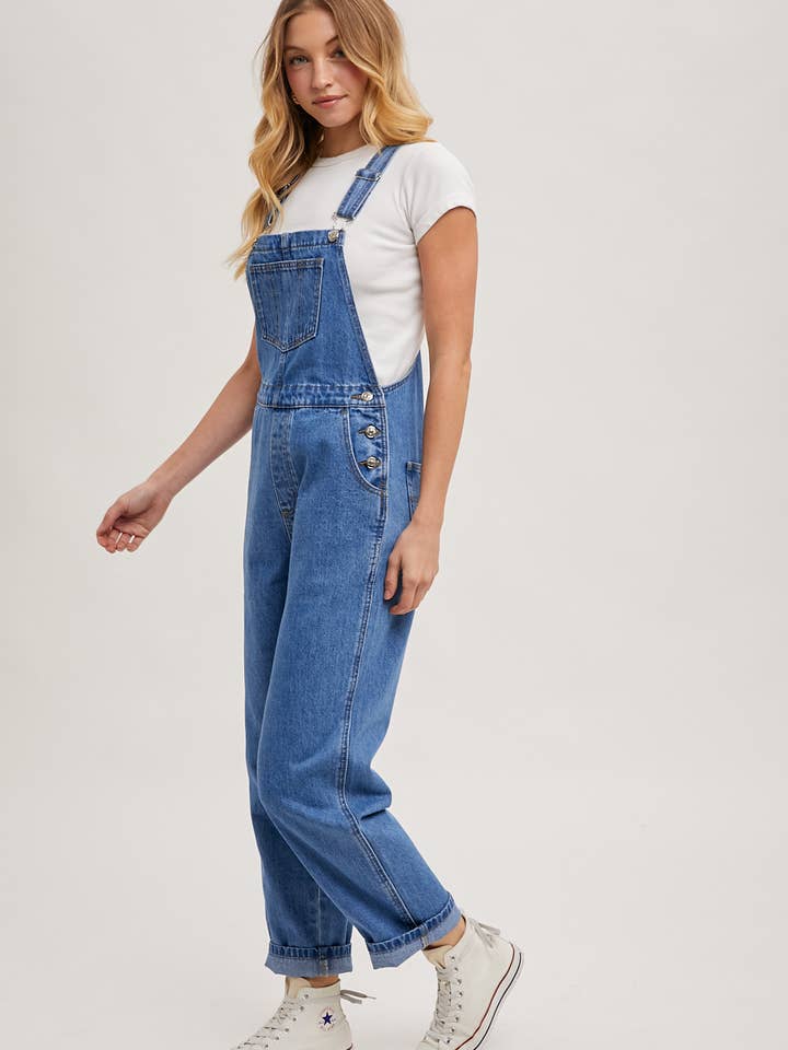 Bluivy - Wholesale Overalls - Women's - DENIM STRAIGHT LEG OVERALLS JUMPSUIT12
