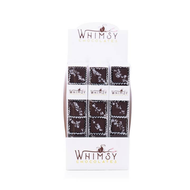 Whimsy Chocolates - Wholesale Chocolate Covered Sweets - Dark Salted Caramels1
