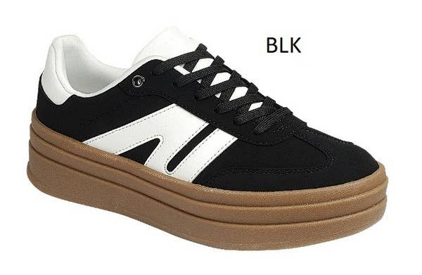 Andrea Bijoux - Wholesale Athletic Sneakers - Women's - ROUND TOE SNEAKER  RUBBER PLATFORM 2