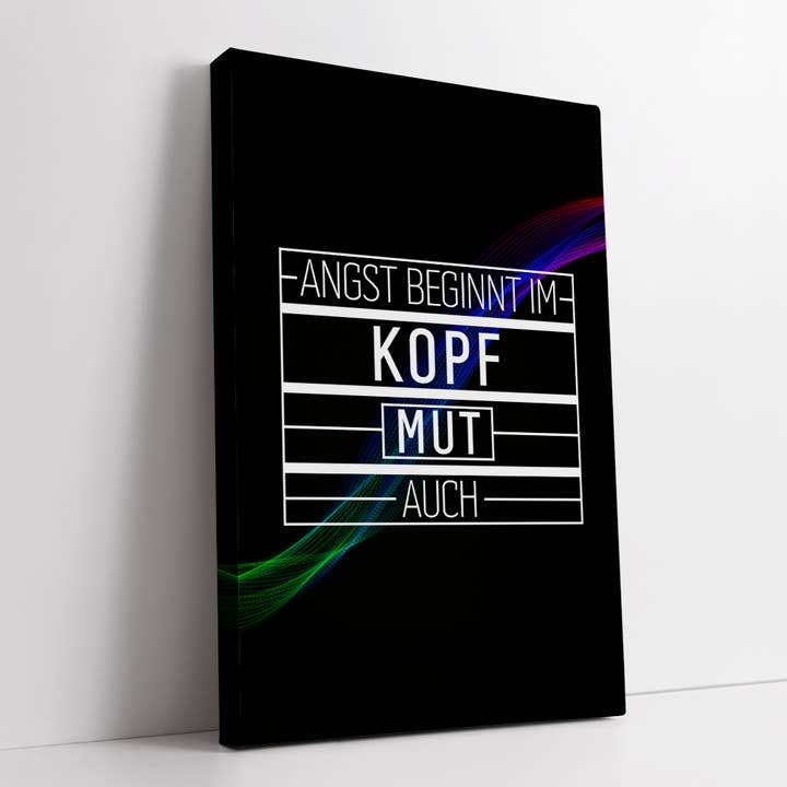 FEAR STARTS IN THE HEAD - COURAGE TOO, Design 2 for wholesale by TheMotivation