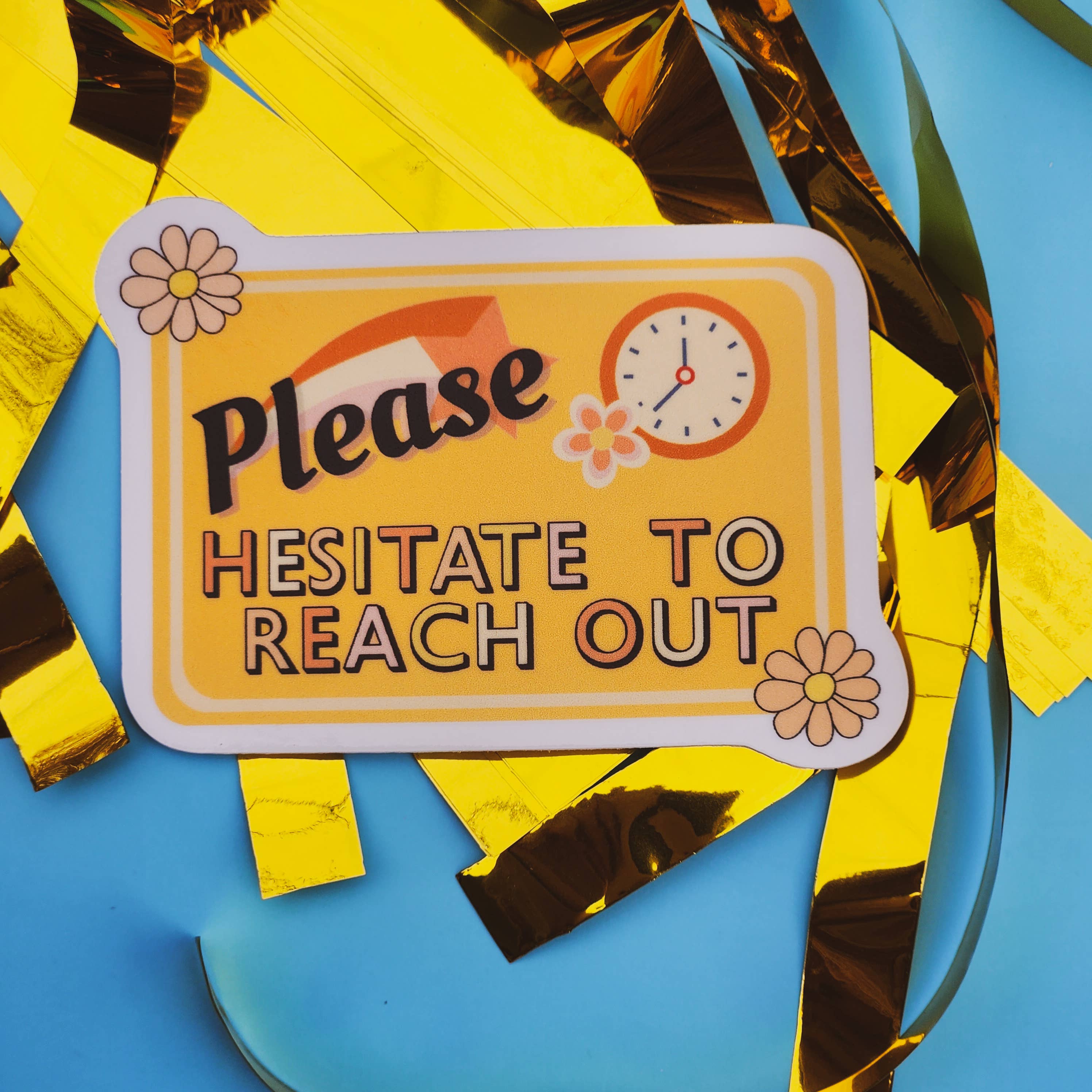 Luxe Trauma - Wholesale Sticker - Hesitate to reach out sticker snarky email corporate4