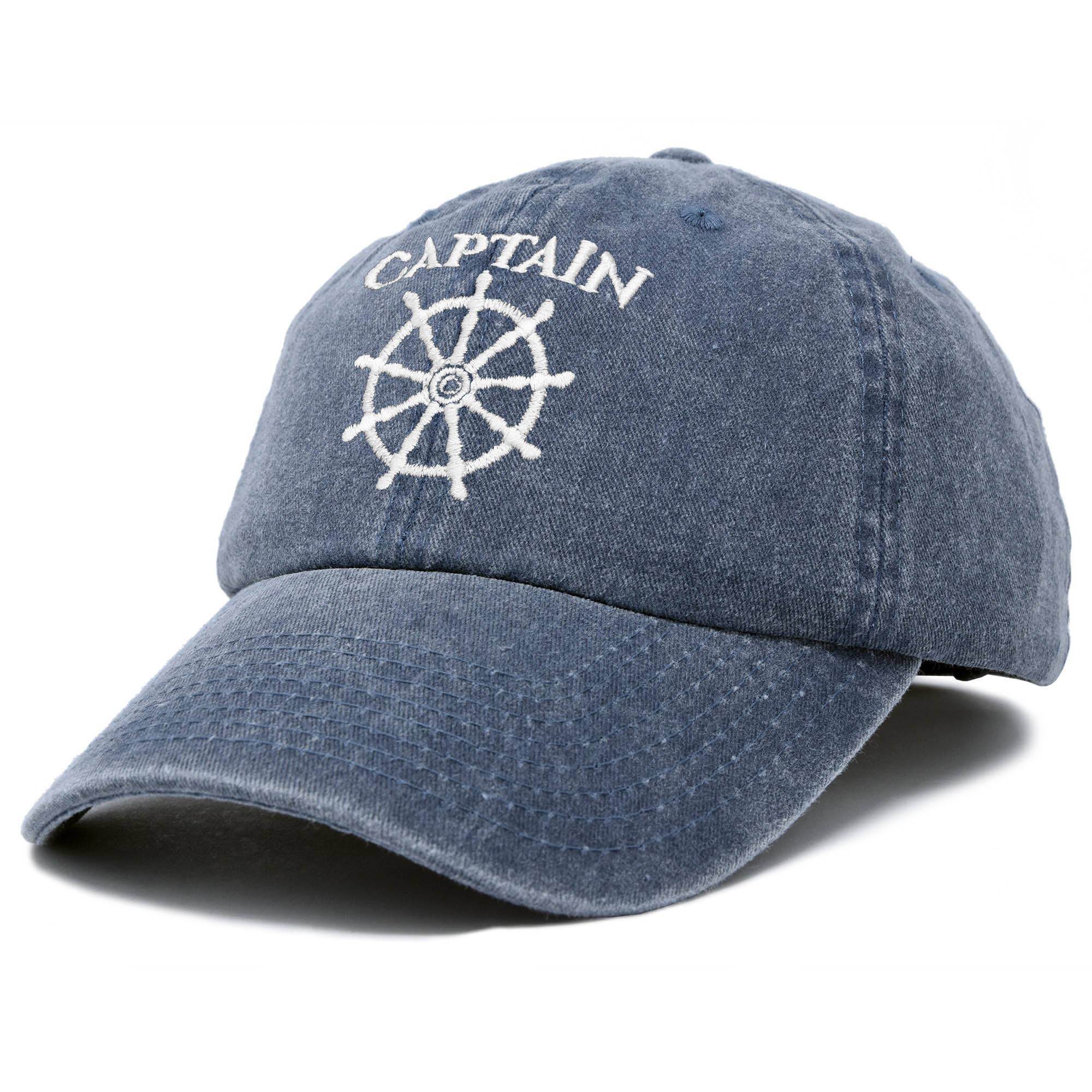 Dalix - Wholesale Baseball Cap - Unisex - DALIX Captain Hat Sailing Ball Cap Navy Boating Men Women86
