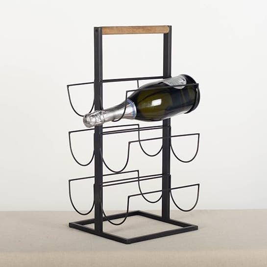 Wine Rack With Handle for wholesale by Forpost Trade Inc