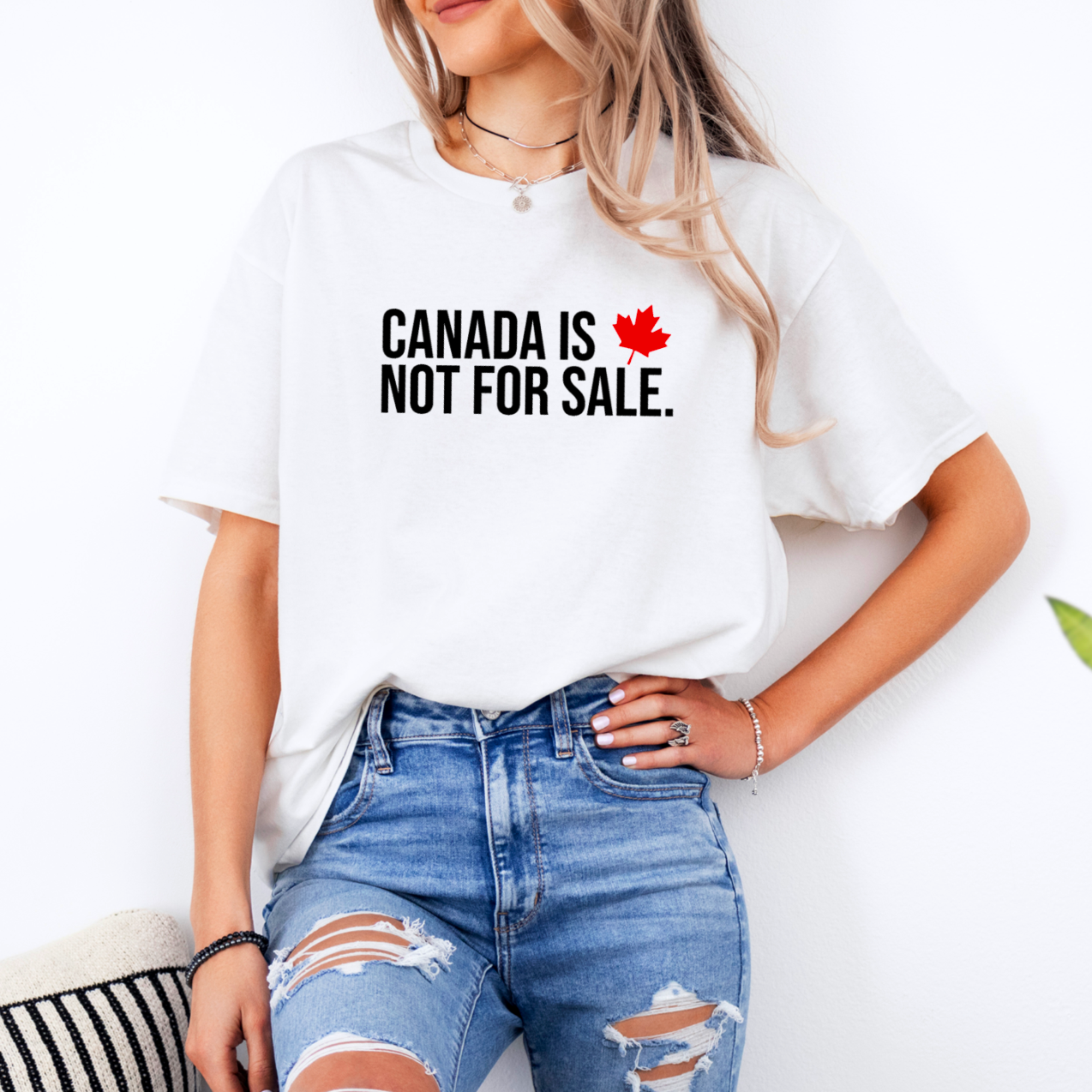 brattybloom - Wholesale Screen Printed T-Shirt - Women's - Canada is Not for Sale ADULT T-Shirt | Canadian1