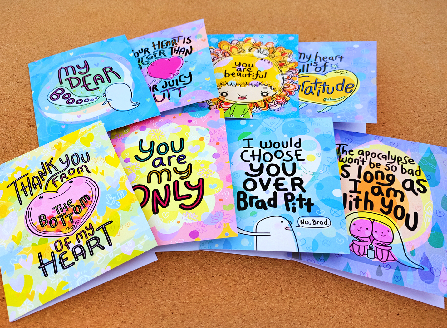 Chika Ando Illustration - Wholesale Love Card - Greeting Card - More You2