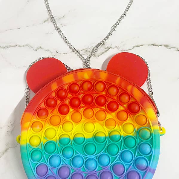 Multi Color Push Pop Fidget Cross Body Bag for wholesale by Love and Repeat