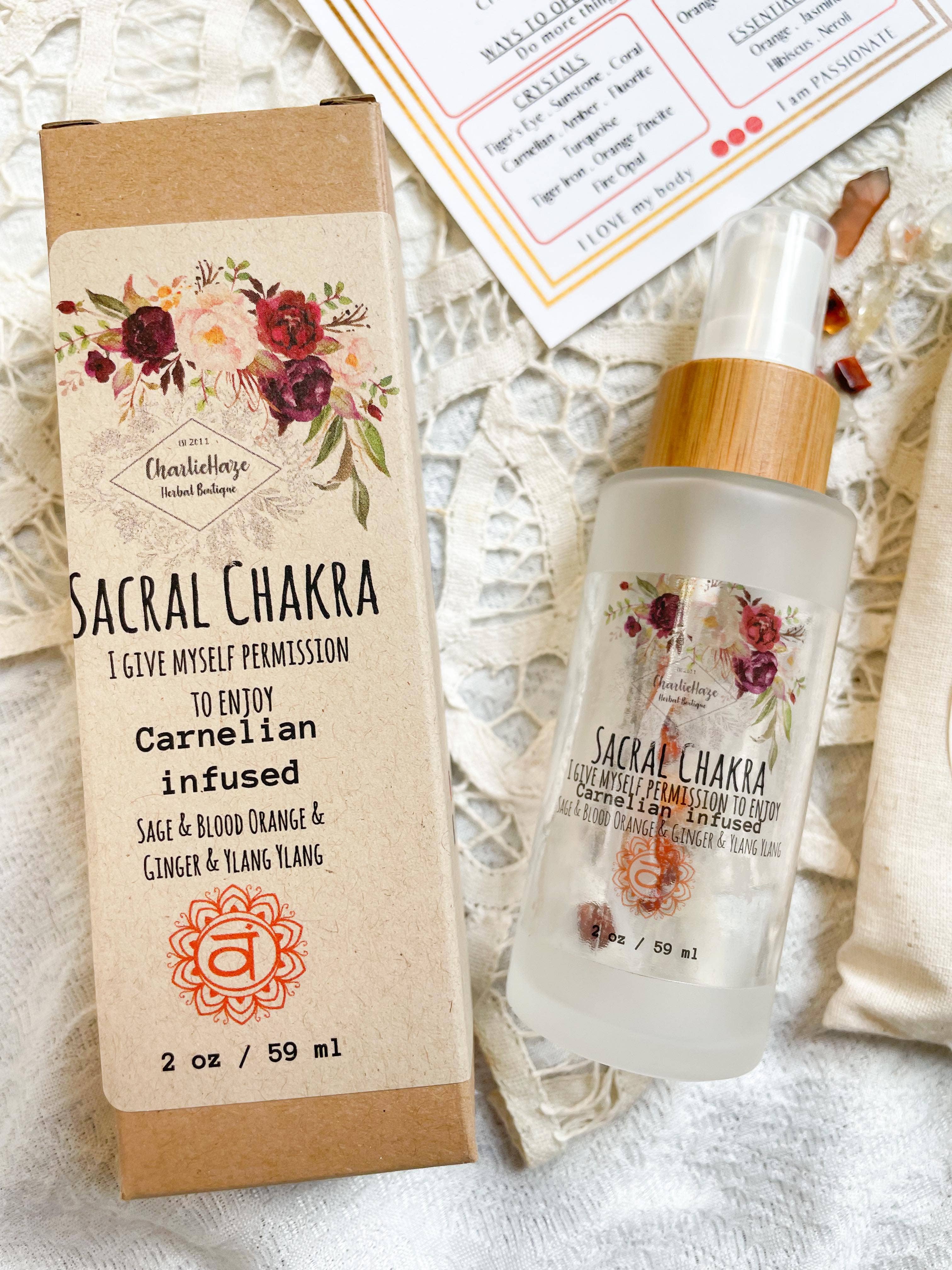 CharlieHaze - Wholesale Smudge Spray - Sacral Chakra Spray0