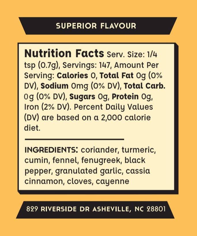 Spicewalla - Wholesale Dried Spice Mix - Madras Curry Powder5