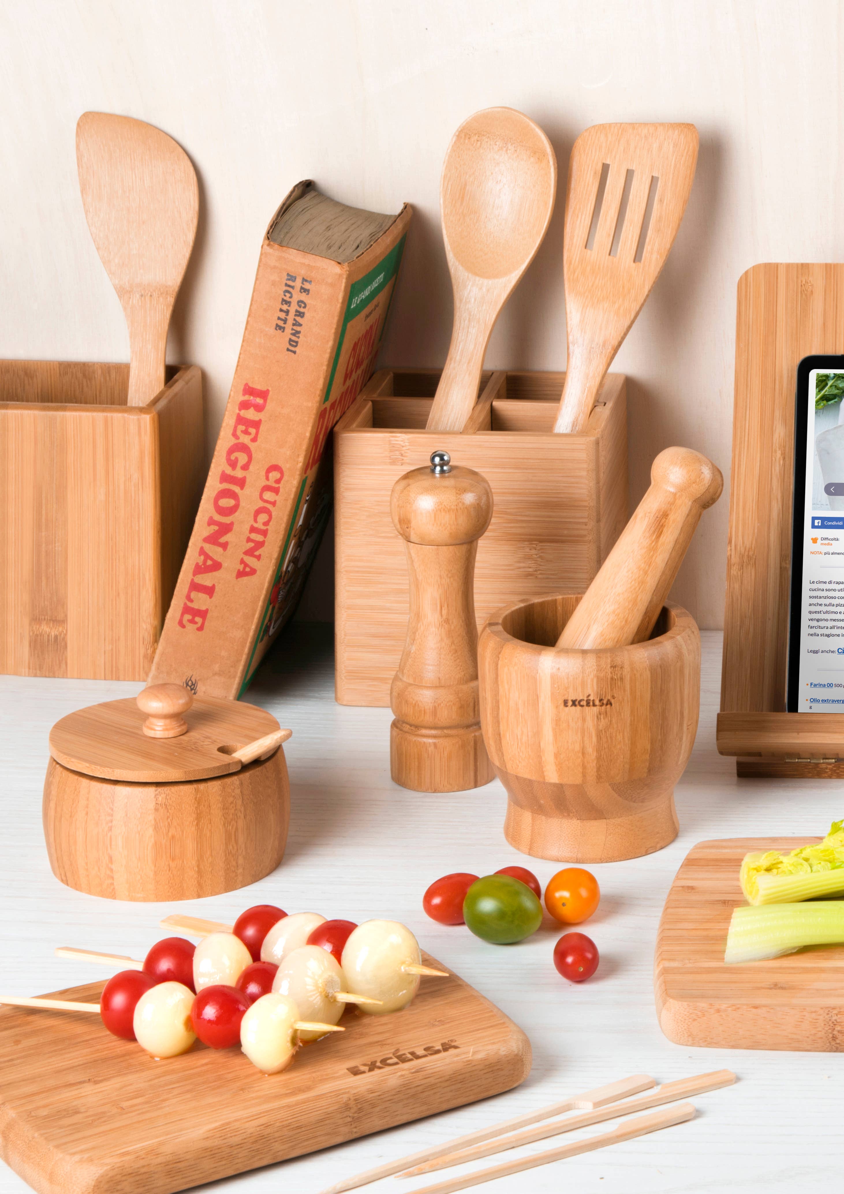 Crème/Bruin Eco Living Snijplank 30X20 Bamboe voor groothandel op Faire1