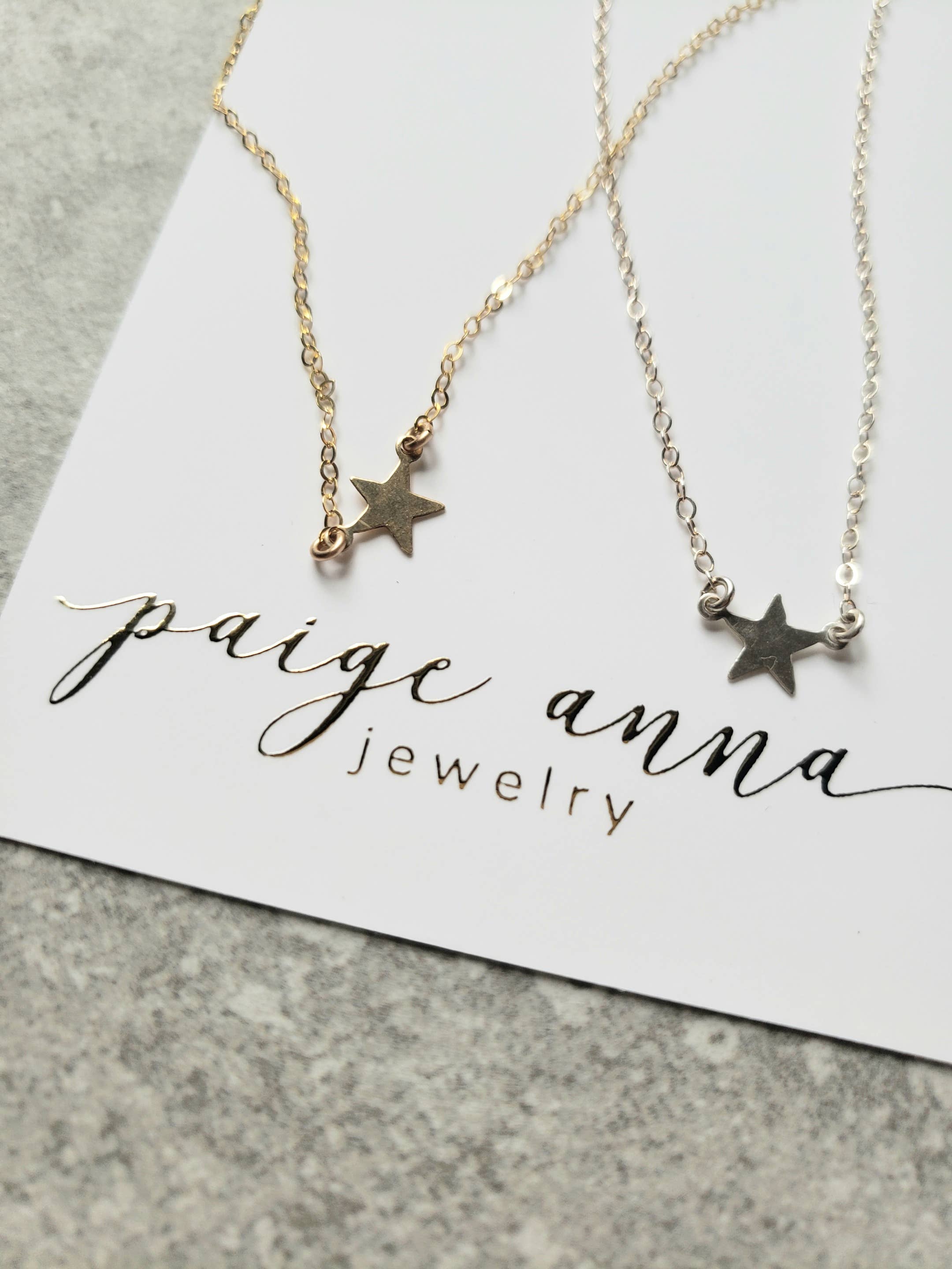 Paige Anna Jewelry - Wholesale Pendant/Charm Necklace - Solid Star Necklace2
