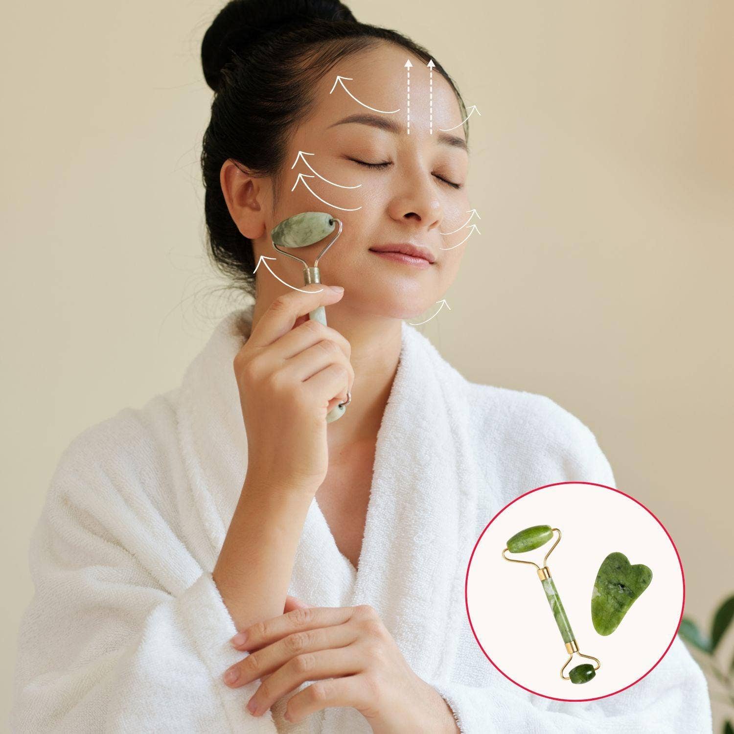 Gymsegbe - Wholesale Gua Sha Tool - Jade Roller and Gua Sha1