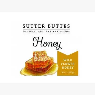Sutter Buttes - Wholesale Honey - California Wildflower Honey – 100% Raw and Unfiltered – 4oz0