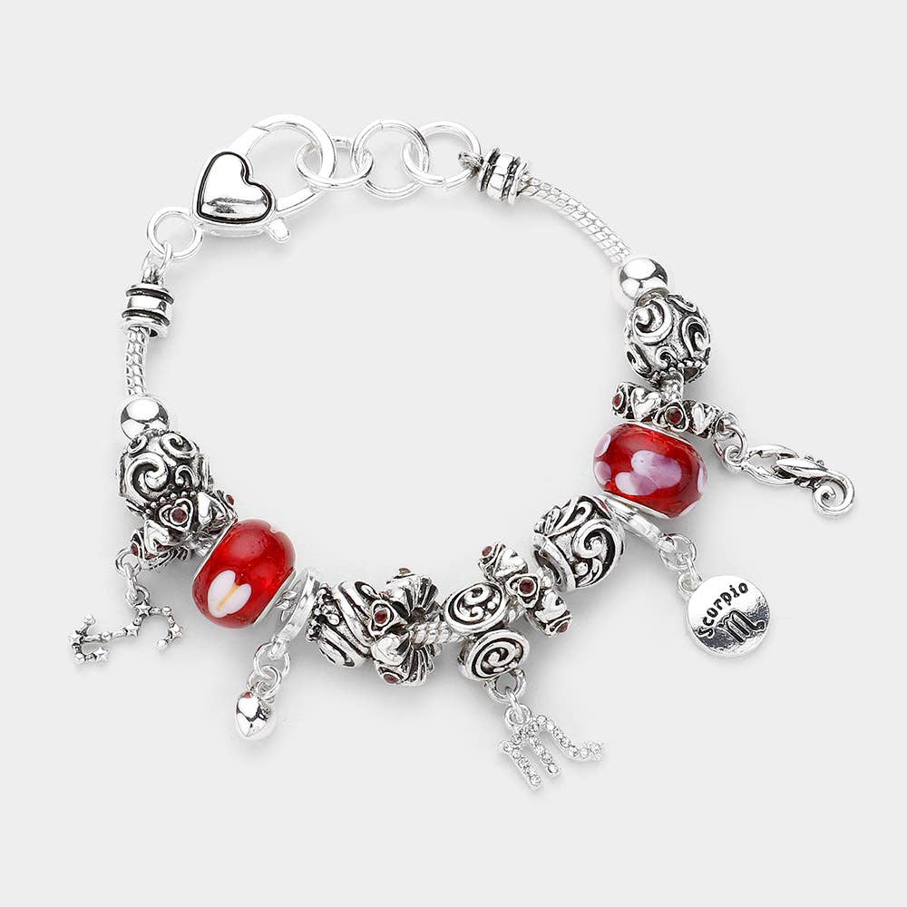 Sensibling Corp. - Wholesale Charm/Dangle Bracelet - ARIES - Multi-Beads Zodiac Sign Charm Bracelet15