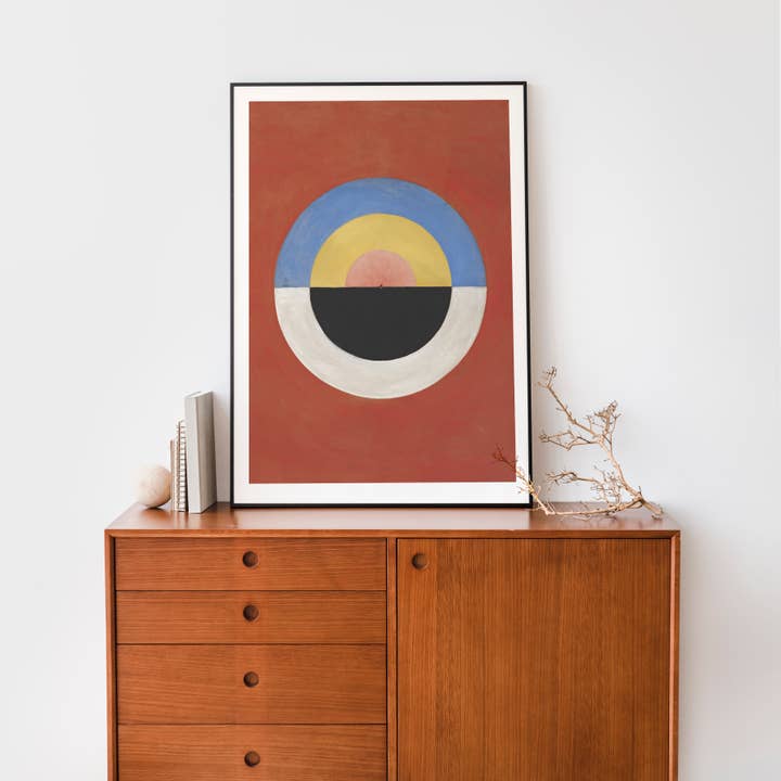 Bagged & Backed Hilma Af Klint Svanen Art Print for wholesale by Cynefn