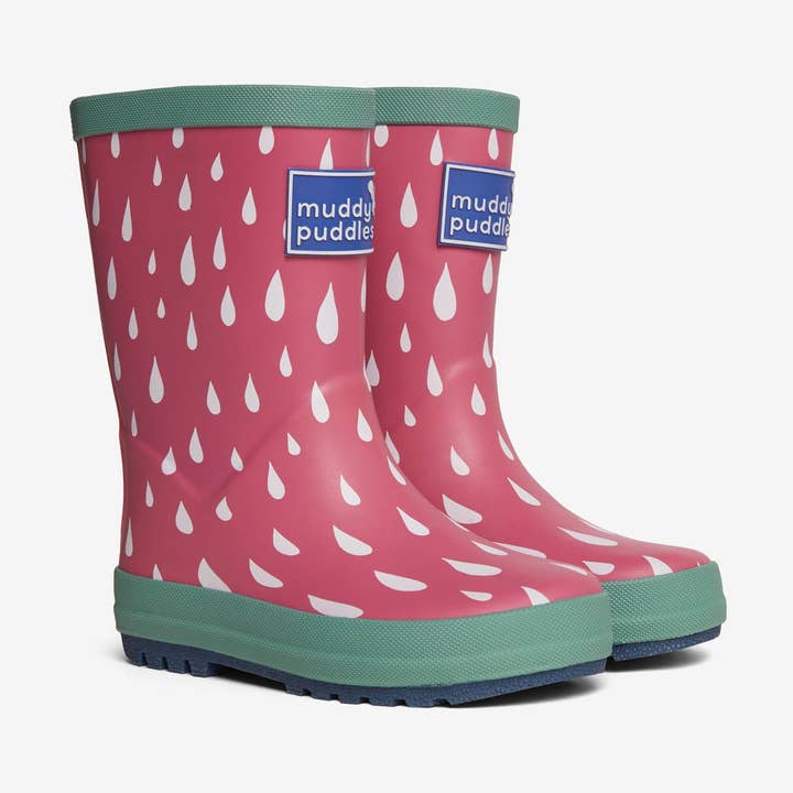 Muddy Puddles Essentials Toddler Wellies Pink for wholesale by Muddy Puddles