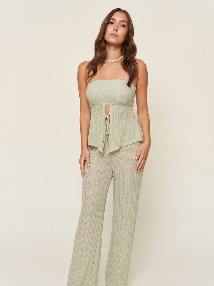 Elaine Lace Pant for wholesale by What Lo Wants