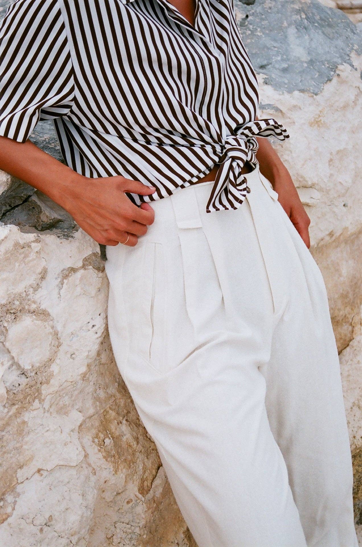 Na Nin - Wholesale Broek - Dames - Townes Raw Silk Broek5