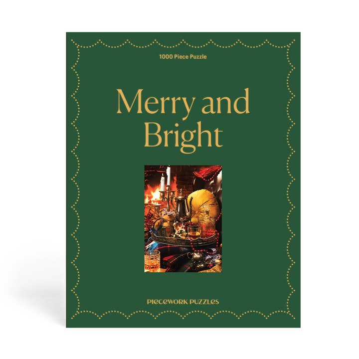 Merry & Bright - 1000 Piece Puzzle for wholesale by Piecework