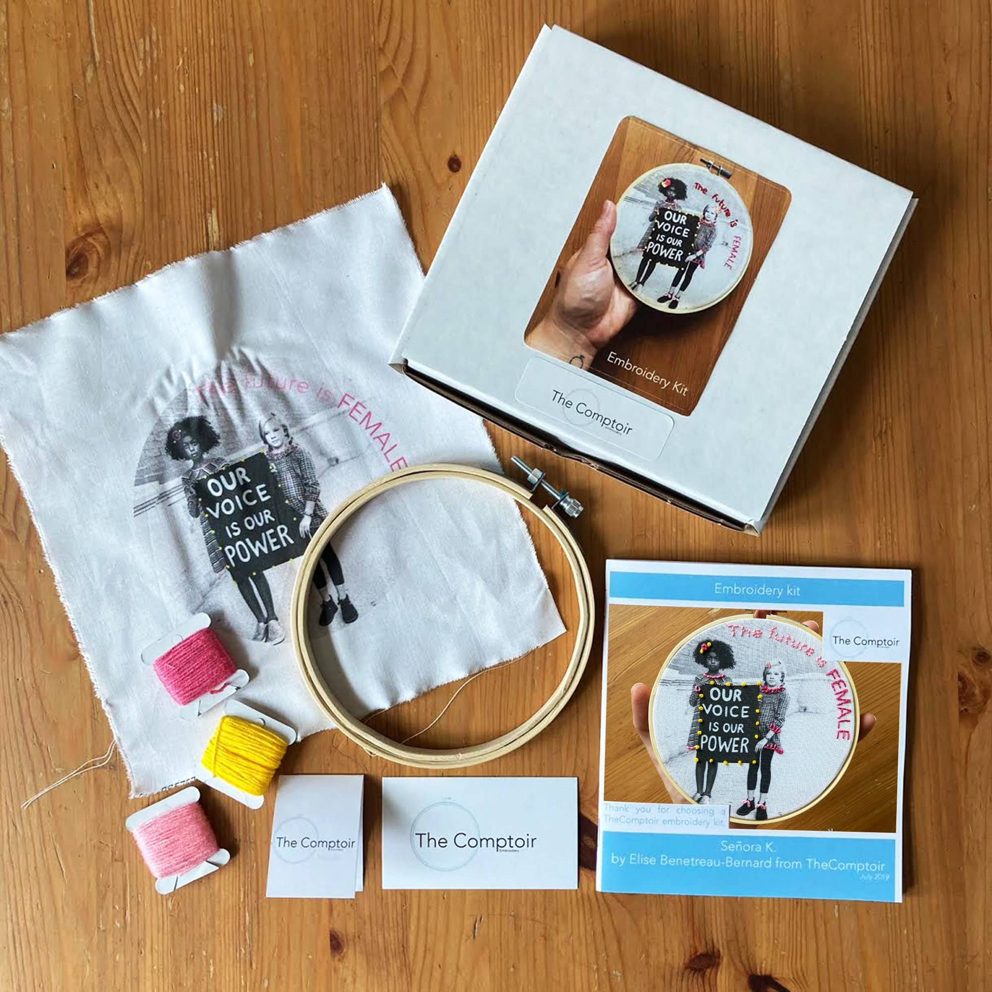 TheComptoir - Vendita all'ingrosso Attrezzatura per ricamo/punto croce - La voix des femmes - kit di ricamo2